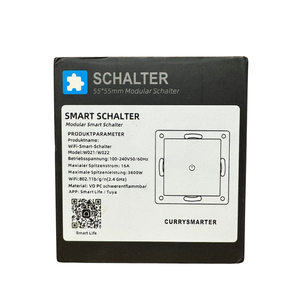 Interruptor inteligente de pared MODULAR  SMART SCHALTER  EAN 921060151191 ZB-2